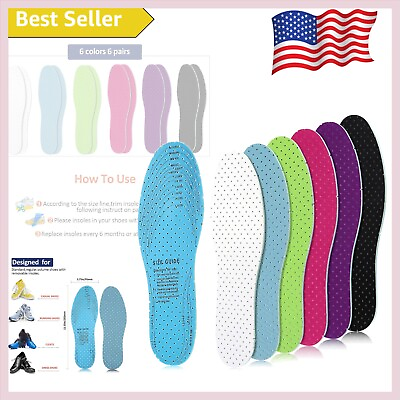 #ad Breathable Cushioning Insoles with Grip Foam Comfortable Colors for Daily Wear $29.99