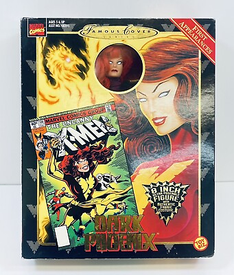 #ad Marvel Dark Phoenix Famous Cover Series 8quot; Action Figure 2001 Toy Biz New Sealed $9.95