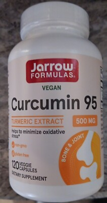 #ad Curcumin 95 Turmeric Extract 500 mg 120 Veggie Capsules Exp 6 26 Factory Seal $30.95
