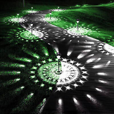 #ad 6Pack Solar Power Landscape Lights LED Outdoor Garden Yard Pathway Lawn Art Lamp $18.99
