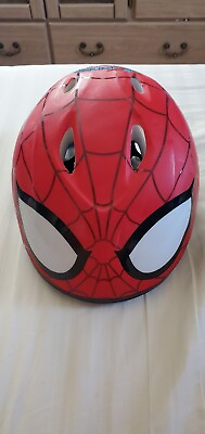 #ad Marvel Spider Man By Bell Hard Bike Helmet Child Red 5 8 Years Safety $13.90