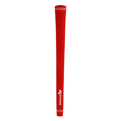 #ad Karma Velour Red Standard Size .600quot; Round Golf Club Replacement Swing Grips $2.49
