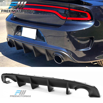#ad Fits 15 23 Dodge Charger SRT OE Style Rear Diffuser Bumper Lip PP $62.99