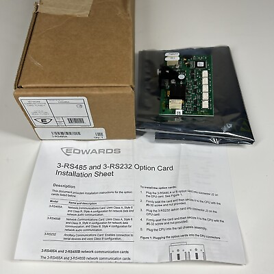 #ad NEW Edwards EST 3 RS485A Network Communications Card Class A $199.95