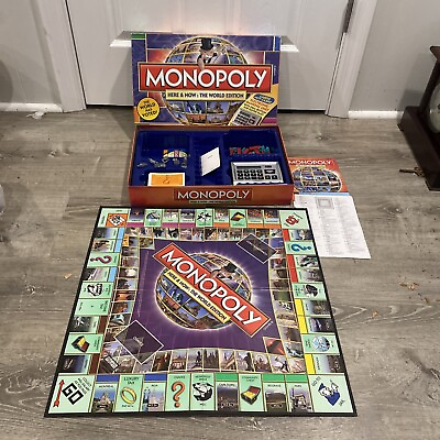 #ad Monopoly Here amp; Now World Edition Electronic Banking 2008 100% COMPLETE $29.99