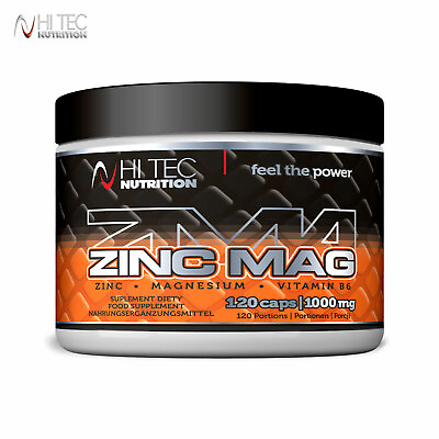 #ad ZMA 120 Capsules Food Supplement Increases Testosterone Levels amp; Sleep Quality $39.72