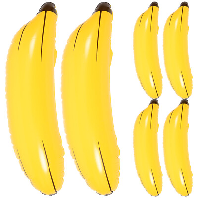 #ad 6 Pcs Inflatable Banana Props Pvc Child Bachelorette Party Gifts $18.18