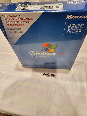 #ad Microsoft Windows XP Professional SP2 Full English Retail MS WIN PRO=SEALED BOX= $249.95