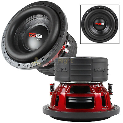 #ad 8quot; Subwoofer Dual 2 Ohm 1200 Watts Max Power Bass Sub Car Audio EXL X8.2D DS18 $189.95