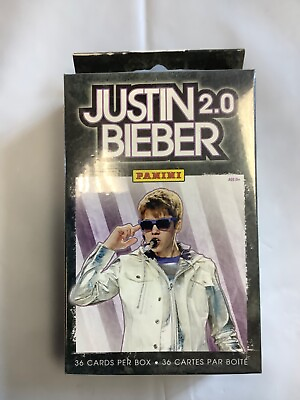 #ad 2011 Panini Justin Bieber 2.0 36 Card Box New Sealed 36 cards per box $13.79