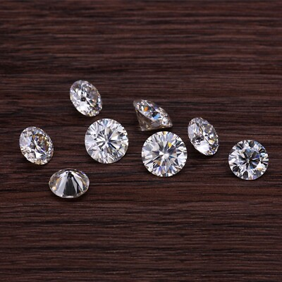 #ad 3 15mm D color VVS1 Round Loose Moissanite Stone VVS1 With GRA Certificate $12.60