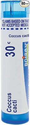 #ad Boiron Coccus Cacti 30 C 80 pellets blue vial $11.00