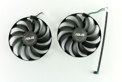 #ad Full Set GPU Fan 95mm Asus 1650 1660 SUPER Strix 4 pin T129215SU US Seller... $11.95