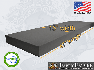 #ad 15x47 Firm Rubber Foam Sheet Premium Seats Cushion Upholstery USA MADE NF33 $21.50
