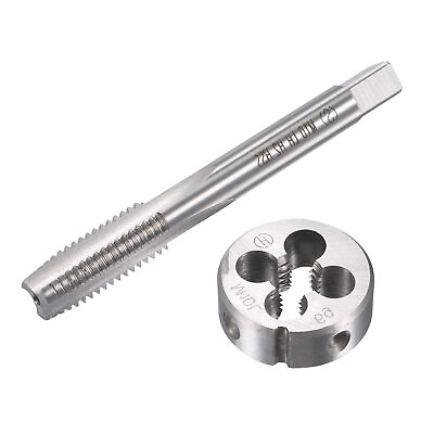 #ad M10 x 1.5mm Left Hand Tap and Die Set Thread Tap with Round Die for Screw Bolt $17.45