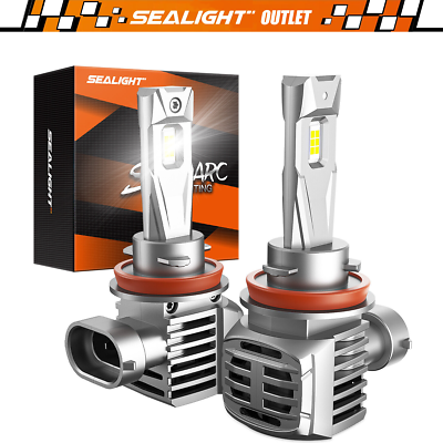 #ad Sealight H11 H8 H9 LED Bulb Headlights Conversion Kit 22000 Lumens 6500k White $31.99