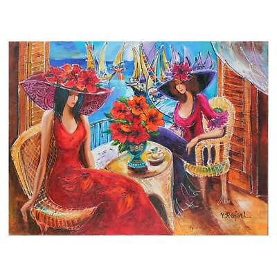 #ad Yana Rafael quot;Ladies by the Seaquot; Hand Signed Original Painting with COA $2500.00