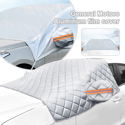 #ad Universal Windshield Cover Car Snow Cover Front Window Protect Auto Accessories $36.54