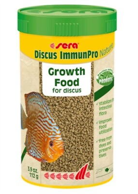 #ad Sera Discus ImmunPro Growth Food for Discus 250mL Fish Food $17.53