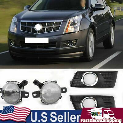 #ad 4X Lamp;R Car Front Bumper Fog Lamps Driving Light Covers For Cadillac SRX 2010 16 $39.79