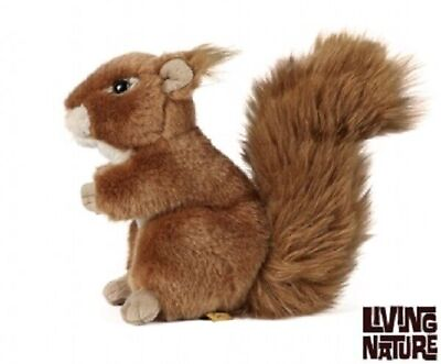 #ad LIVING NATURE SQUIRREL AN49 PLUSH SOFT RED CUDDLY REALISTIC WILDLIFE KIDS TOY $20.56