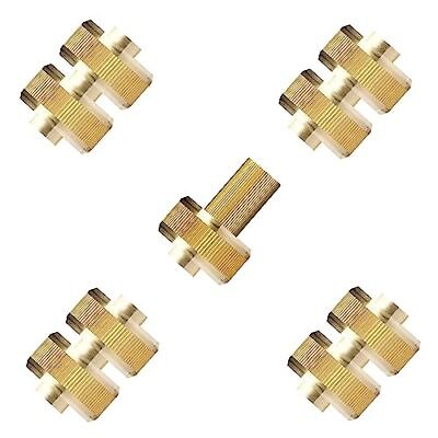 #ad Solid Brass Hose Connectors for 1 2 Inch Hoses Garden Soaker Hose Reusable Co... $25.41