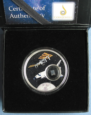 #ad 2018 Niue $2 Space Shuttle Space flown Insulation 1 oz .999 Silver CoinJewels $235.00