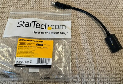 #ad StarTech DisplayPort to HDMI Video Adapter Converter DP2HDMI2 HDMI Female NEW $12.50