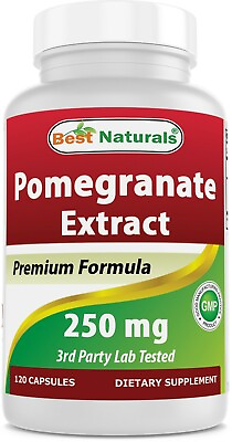 #ad Best Naturals Pomegranate 250 mg 120 Capsules $8.99