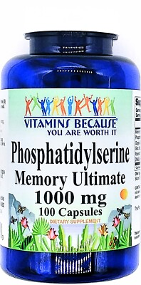#ad 1000mg Phosphatidylserine Complex Capsules Ultimate Memory Focus Support $15.04