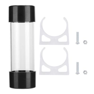 #ad Cylinder Water Cooling 150mm Transparent Fast Cooling Water G1 4 Thread Hea... $22.42
