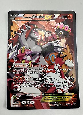 #ad Pokémon TCG Team Magma#x27;s Groudon EX Double Crisis 15 34 Holo Holo Rare EX $49.99