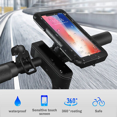 #ad Motorcycle Bike Phone Bag Mobile Cell Holder Waterproof Case Handlebar Universal $9.99
