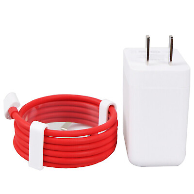 #ad Fits For OnePlus 8T 9 9R 9Pro Warp Charger 65W Max USB C Charger amp; Cable $14.59