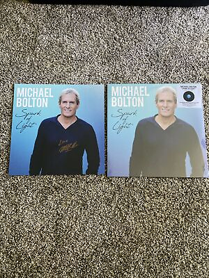 #ad Michael Bolton Signed Autograph Record Vinyl Spark Of Light Autographed Insert $62.99