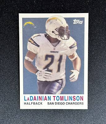 #ad 2008 Topps LaDainian Tomlinson #20 1959 Style Football Card Chargers HOF $1.99