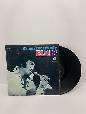 #ad Elvis LP record Cmon Everybody Elvis Vinyl LP $7.99