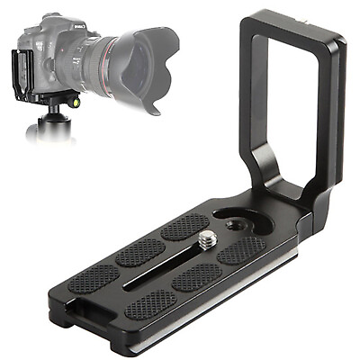 #ad L Bracket Vertical Horizontal Tripod Quick Release Plate for DSLR Camera GoPro $12.99