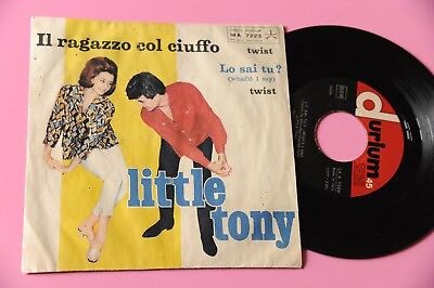 #ad Little Tony 7 quot; The Boy Col Flock Original 1962 EX Cover With Raff Carrà $43.24
