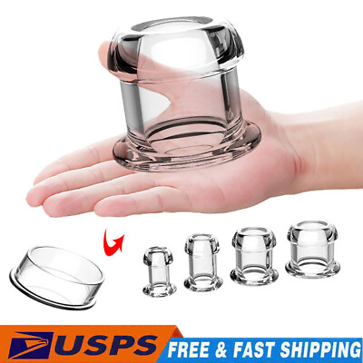 #ad #ad Anal Sex Spreader Clear Hollow Silicone Butt Plug Comfort Deep Access Tunnel $7.99