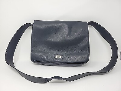 #ad The Sak Mini Black Pebbled Leather Shoulder Bag Lined Pockets Zip Closure 10x7x2 $22.00