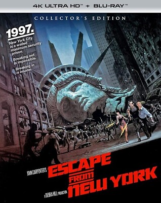 #ad Escape From New York Collector#x27;s Edition New 4K UHD Blu ray 4K Mastering $27.10