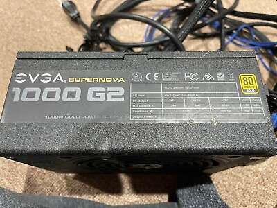 #ad EVGA SuperNOVA 80 Plus Gold 1000 G2 1000W Power Supply PSU 120 G2 1000 $95.00