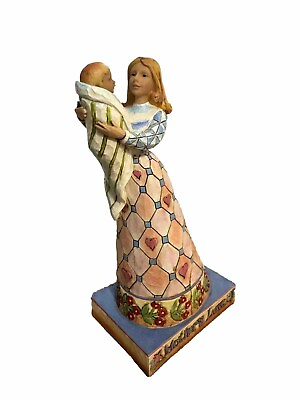 #ad Jim Shore Mother’s Love 2006 Mother And Baby Figurine 4007244 First Time New Mom $19.99
