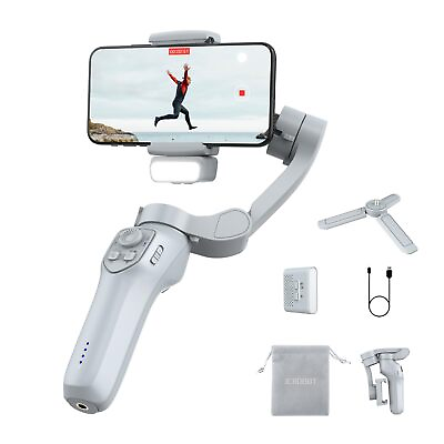 #ad 3 Axis Phone Gimbal with Adjustable Fill Light，Gimbal Stabilizer for Smartpho... $107.85