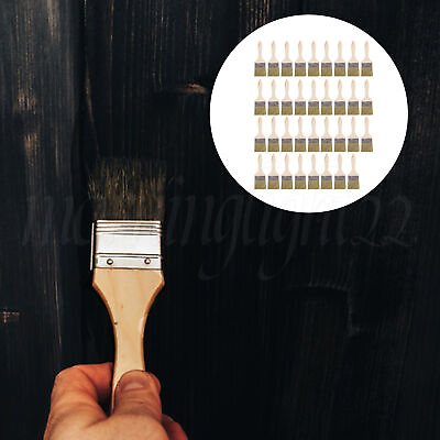 #ad 2.5quot; Stain Brush Household Bristle Flat Brush for for Wallamp;Trim Set of 35 $59.52