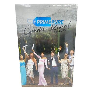 #ad Prime Pure Pack Of 4 Gender Reveal Powder Cannon Sealed $31.16