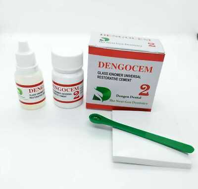 #ad Dengen Dental Dengocem Permanent White Teeth Tooth Filling Kit Repairs $29.99