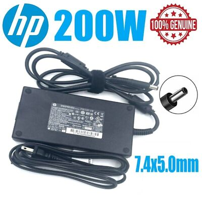 #ad Genuine HP ZBook 17 G3 G4 G5 G6 Mobile Workstation 200W AC DC Adapter 7.4mm Tip $21.88