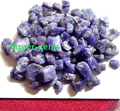 #ad 100% Genuine Voilet Blue TANZANITE ROUGH Crystal Tanzania Raw Rough Gemstone Lot $69.99
